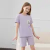 Camiseta de Manga Corta para Niños y Niñas 7A Antibacteriana Top Sencillo Tencel Lyocell Deportiva Manga Corta Verano Delgada Media Manga