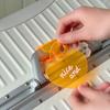 Etiqueta de Equipaje Fluorescente de PVC con Forma de Corazón Etiqueta de Maleta Tarjeta de Embarque Etiqueta de Equipaje Facturado Etiqueta para Maleta de Viaje Etiqueta de Equipaje Antirrobo