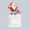 Nuevo KG190-KG209 serie de Navidad de dibujos animados personalidad pegatinas para interruptor pegatinas de pared decoración de interruptor autoadhesivas removibles