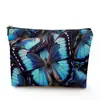 Bolsa de cosméticos de lino para Amazon transfronterizo, bolsa de almacenamiento de cosméticos de lino de venta caliente en AliExpress, bolso de mano, bolsa de aseo
