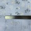 Tira de Ventana Floral Pequeño Moda Coreana Top de Chifón para Mujer Tejido de Moda Algodón Puro Saro Jacquard Tira Calada
