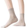 Nuevas medias de caña media para primavera y verano, primavera y otoño, anti-pilling, antibacterianas, algodón puro, sin costuras, calcetines de malla de algodón para mujer, niños, venta al por mayor