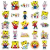 50 Piezas de Pegatinas de Dibujos Animados Qiaohu para Educación Temprana, Impermeables, Adecuadas para Cuadernos, Teléfonos Móviles, Baterías Portátiles y Diarios, Al Por Mayor