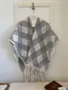 Elegante y Sutil Bufanda Chal Perezoso de Lana Estilo Francés Doble Uso Nueva Elegante Cálida Versátil para Otoño e Invierno