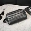 2025 Nueva Bolsa de Mano Trendy para Hombre Estilo Coreano, Bolso de Mano para Hombre, Bolso de Muñeca de Cuero Suave, Bolso de Mano a la Moda, Bolsa para Teléfono Móvil