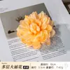 Acessórios de Cabelo de Dália em Camadas da Dinastia Han, Adorno de Cabeça de Flor de Seda, Pente de Cabelo, Grampo de Cabelo, Flor Artificial, Pente de Cabelo de Flor Estilo Tang, Vestuário Estilo Antigo