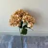 Materiais Florais na Cor de Café, Arranjos de Flores de Outono Marrom Chocolate Maillard, Materiais de Folhas Plásticas para Decoração de Teto, Flores Artificiais Geada Nebulosa