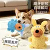 Juguete para Perros Mopa Chirriante, Duradero y Resistente a Mordidas, Juguete de Peluche para la Dentición y Alivio del Aburrimiento, Juguete para Mascotas