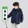 Ropa para Niños Zuoxi Chaqueta 3 en 1 2026 Atuendo de Otoño Chaqueta Impermeable Estilo Montaña Reflectante para Niños Atuendo de Primavera