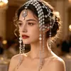 Adorno de Cabeça Estilo Antigo Regiões Ocidentais de Dunhuang Acessórios de Cabelo de Princesa Headwear para Foto de Viagem Pingente de Testa Ornamento de Testa Franja Acessórios de Estilo Étnico Adorno de Cabeça