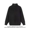 Suéter de hombre con media cremallera 2026 otoño nuevo estilo cleanfit casual y elegante tejido suelto con cuello alto chaqueta de punto