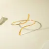Acessórios Yongge Transfronteiriço Estilo Minimalista Único Pulseira de Braço Estrela do Mar com Design de Linha Anel Aberto Borboleta para Mulheres