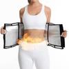 Amazon Fitness Cinturón Abdominal Abotonado Recubierto de Sudor Cinturón de Cintura para Yoga Moldeador Ajustado Cinturón de Cintura Abotonado