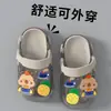 Zuecos de playa para niños capibara, sandalias lindas, zuecos de cristal transparente para bebés niños y niñas