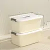 Caja de Almacenamiento Engrosada para Ropa, Juguetes, Snacks de Casa y Coche, Caja de Almacenamiento de Respaldo, Caja de Almacenamiento tipo Canasta de Plástico