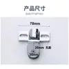 Accesorios para cuarto de ducha puerta de cristal clip Cielo y Tierra tipo diamante bisagra superior e inferior bisagra bisagra juego completo de accesorios de ferretería