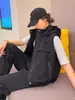Chaleco Chaqueta de Trabajo Estilo Europeo para Mujer, Nuevo Modelo Primavera y Otoño, Chaleco Casual con Capucha Petite, Chaqueta sin Mangas a la Moda