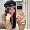 Funda Adecuada para Teléfono Móvil Xiaomi 17 Dibujos Animados Linda Modelo Femenino Xiaomi15Pro Femenino 14 Simple Marrón Puntos de Polka Gato Kt