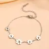 Acero Inoxidable Vacío Electrochapado Flor Joyería Margarita Pequeña Chapada en Oro de 18K Crisantemo Versátil Gama Alta No se Desvanece Collar para Mujeres
