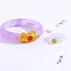 Larga duración no se decolora Oro Vietnamita accesorios diy anillo esmerilado hebilla de anillo hebilla de pulsera material de joyería de torsión manual Mujeres