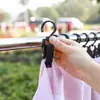 Clip de plástico multifuncional para colgar ropa y sombreros en la tienda, gancho giratorio, clip para colgar cortinas, clip para toallas, guantes y calcetines del hogar
