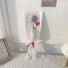 Empaque de flor de jabón tulipán individual Día de la Madre Día del Maestro bolsa de ramo de regalo Qixi temporada de graduación día regalo