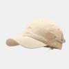 Gorra de béisbol con prendedor de diamantes de imitación para mujer, ajustable, con protección solar, para rostro pequeño, marca Tide.