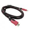 1.5 metros 3 metros 5 metros 10 metros 15 metros 20 metros HDMI línea hd línea de video en red roja y negra línea HDMI 1080P 3D
