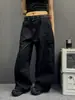 Pantalones de silueta básica con dobladillo curvo y detalles de arco fruncido, simples y versátiles, corte holgado, pantalones largos adelgazantes y casuales