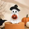 Nuevos Adornos Decorativos de Calabaza Fantasma para el Festival de Fantasmas de Halloween Portavelas de Cerámica para Halloween Luz Nocturna Adornos Pequeños