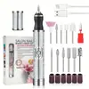 Pulidor de uñas eléctrico transfronterizo inalámbrico para uñas amoladora de uñas casera portátil herramientas de manicura y eliminación de uñas bolígrafo de pulido de carga