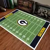 Alfombras temáticas de equipos de fútbol americano transfronterizos para la decoración de la sala de estar del hogar, duraderas, resistentes a las manchas y fáciles de mantener, disponibles para venta al por mayor