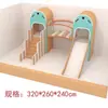 Centro de educación temprana resbaladilla suave combinada área de juegos interior para padres e hijos equipo de escalada deportiva entrenamiento sensorial