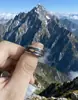 Popular Transfronterizo Shengxi Más Vendido Anillo de Acero Inoxidable con Diseño de Flecha Joyería al por Mayor Cuerda de Acero Color Flecha Dorada