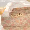 Lençol de Cama Classe A Peça Única 2025 Novo Modelo Edredom de Gaze Dupla Camada Quarto Não Algodão Puro Fronha Única Conjunto de Três Peças Quatro Estações 4