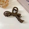 Pinza de Moño Maillard para Mujer 2024 Nueva Pinza de Tiburón Grande Otoño e Invierno Pinza para el Cabello Parte Trasera de la Cabeza Pinza de Alta Gama