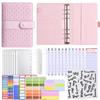 Carpeta A6 con empalme de patrón tejido transfronterizo, libro de mano, cuero PU, presupuesto de efectivo, hojas sueltas, libro de mano, personalización