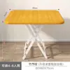 Mesa cuadrada plegable, mesa de comedor simple para el hogar para apartamentos pequeños y casas de alquiler, mesa portátil para puestos al aire libre