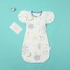 Saco de dormir para bebê outono e inverno toalha de enrolar saco de dormir de enrolar para recém-nascido entrega de bebê colcha multiuso à prova de pontapés dois conjuntos de mangas
