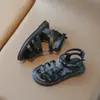 Sandálias Infantis, Sapatos Romanos de Cano Alto para Crianças, Novos Sapatos de Verão para Crianças 2026, Sapatos de Praia Modernos e Versáteis para Meninas