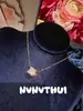 Joyería Oro Champán y Plata Circonita Cabeza de Toro Collar de Diamantes, Cadena de Clavícula de Diamante de Alta Gama de 1 Quilate con Montura de Cuatro Garras