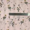 Tecido de Algodão Jacquard Listrado Estampado com Tira Floral de Girassol Tecido para Vestido Camisa Estilo Fresco Estilo Pastoral