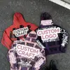 Sudadera Pesada de Marca de Moda Hecha a Medida Exportación Transfronteriza Prendas Superiores Personalizadas con Dibujos y Muestras Fábrica de Prendas Oemodm Muestreo y Procesamiento