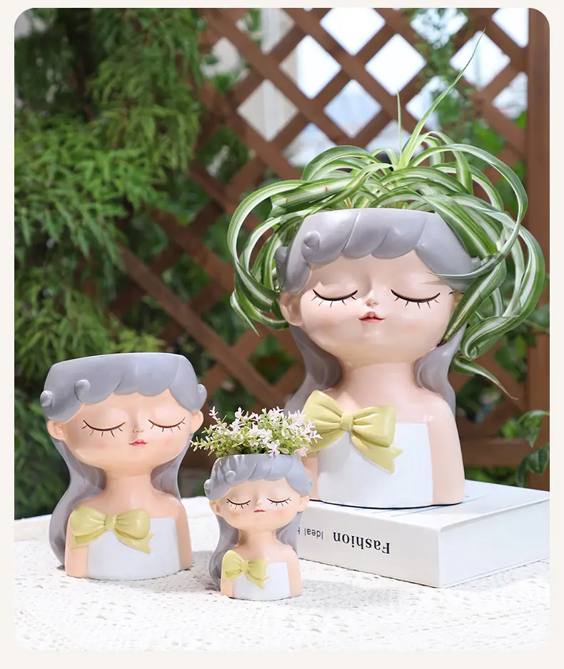 蝶梦女孩花盆大中小号_09