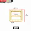 Accesorios para bolso hebilla ajustable hebilla metálica gancho equipo de cuero hebilla de bolso ajustable anillo fijo de mochila hebilla ajustable de correa para el hombro