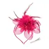 Fábrica de Origen de Nuevos Accesorios Halloween Flor de Plumas Accesorios para el Cabello Flor para la Cabeza Venta al por Mayor Diadema de Halloween Hebilla para la Cabeza de Mujer