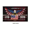 Bandera del Día de la Independencia de Estados Unidos Poliéster 90*150cm Bandera del Día Nacional Pancarta Decorativa Souvenir del 250 Aniversario Americano