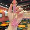 Série de Natal: Chaveiro de Rena de Natal com Strass Brilhante e Corrente de Pérolas, Bengala de Natal com Strass, Bolsa de Árvore de Natal
