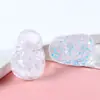 Sapatos de Princesa de Cristal Acessórios de Resina Boneca de Pelúcia DIY Crocs Presilha de Cabelo Artesanal Elástico de Cabelo Cola de Creme Capa de Celular