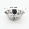 Bacia para assar de aço inoxidável espessada não magnética, bacia para bater ovos e bacia aprofundada de grande capacidade, bacia para salada, bacia para misturar, pequeno balde lateral